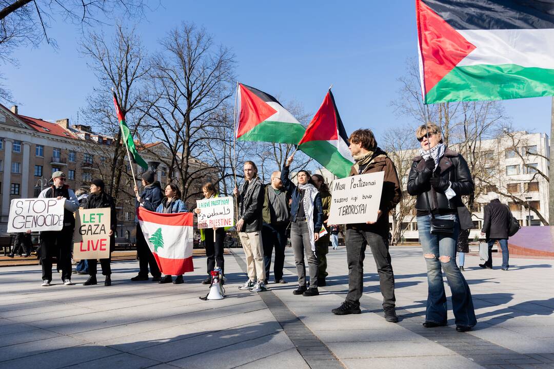 Palestinos palaikymo akcija