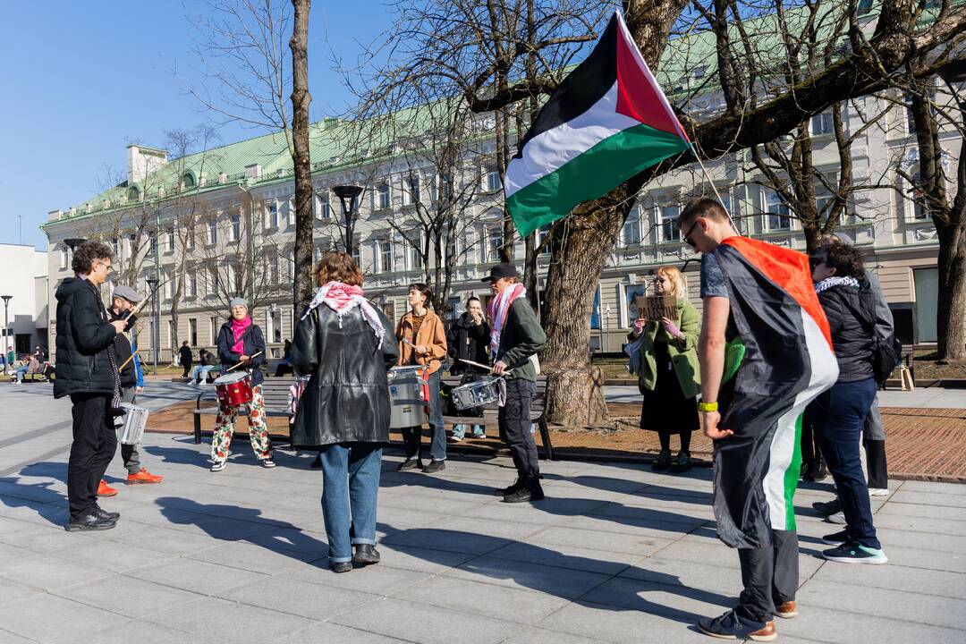 Palestinos palaikymo akcija