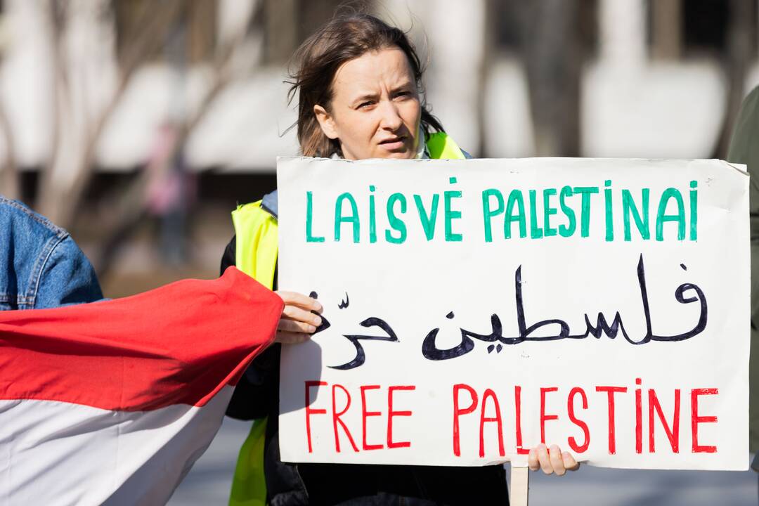 Palestinos palaikymo akcija