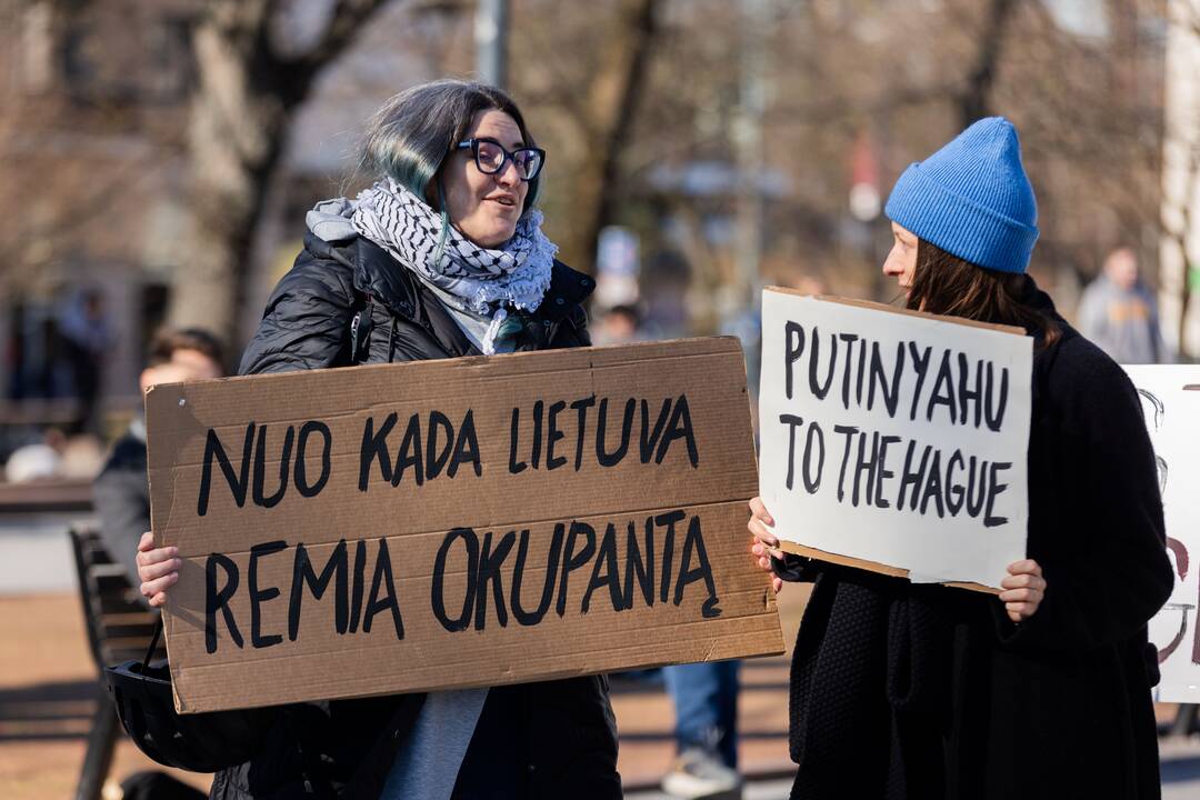 Palestinos palaikymo akcija