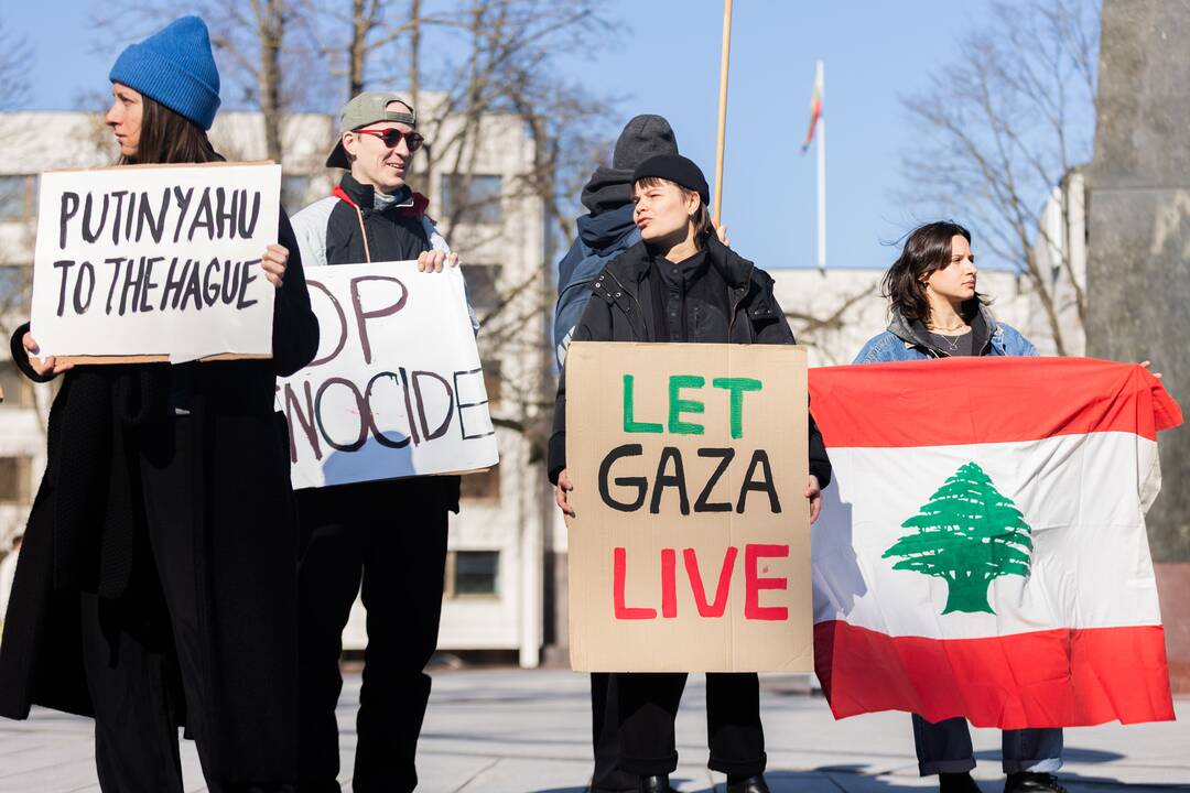 Palestinos palaikymo akcija