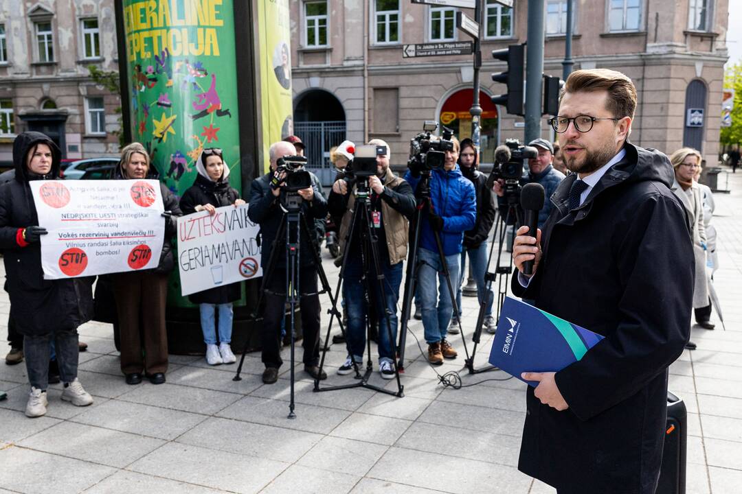 Piketas prie Ekonomikos ir inovacijų ministerijos