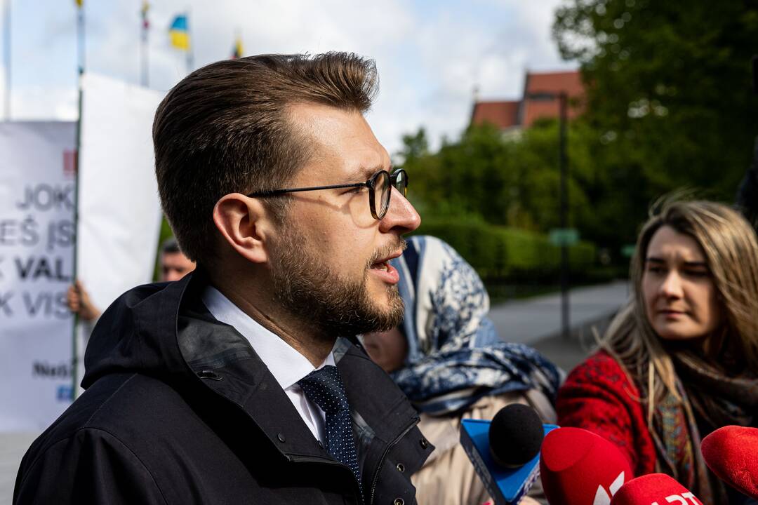 Piketas prie Ekonomikos ir inovacijų ministerijos
