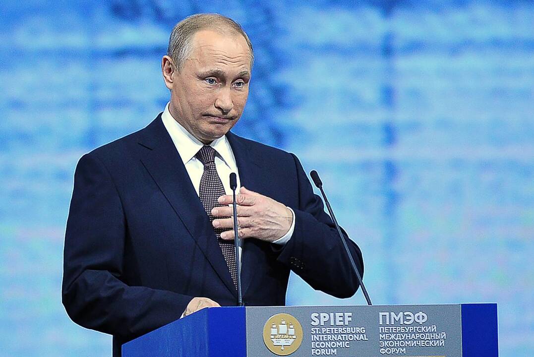 V. Putinas: pykčio nelaikome ir norime geresnių santykių su Europa