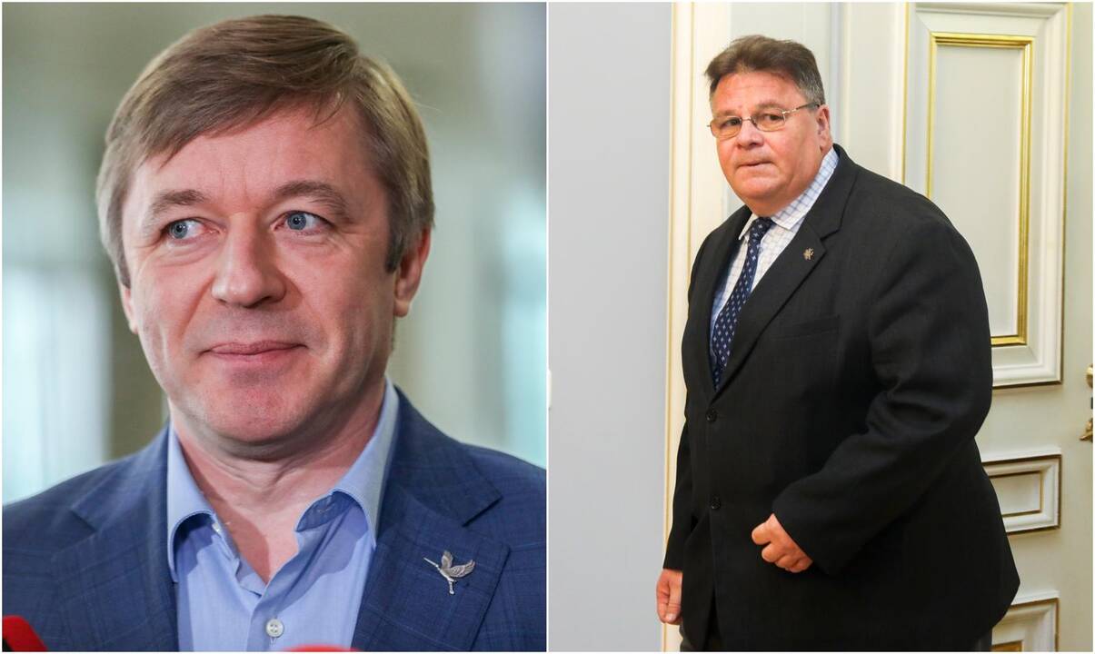 Ramūnas Karbauskis ir Linas Linkevičius