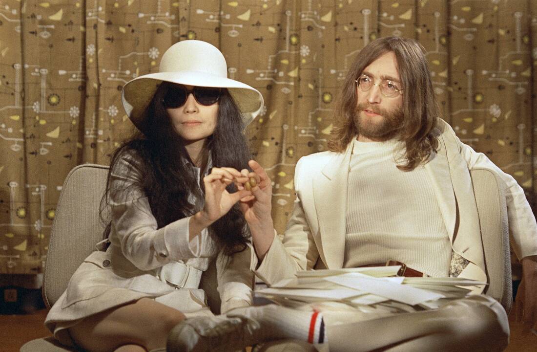 Johnas Lennonas ir Yoko Ono