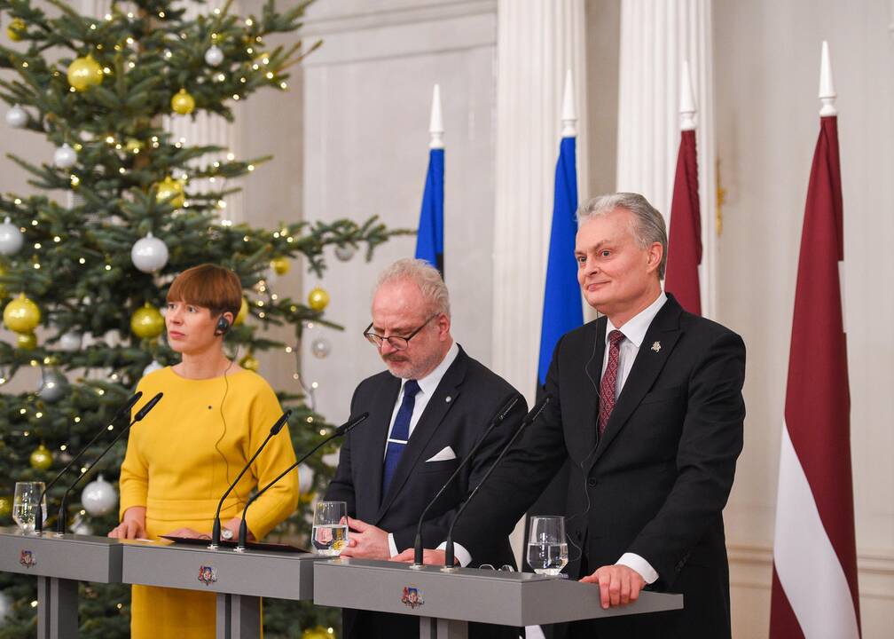 G. Nausėda susitiko su Latvijos ir Estijos vadovais