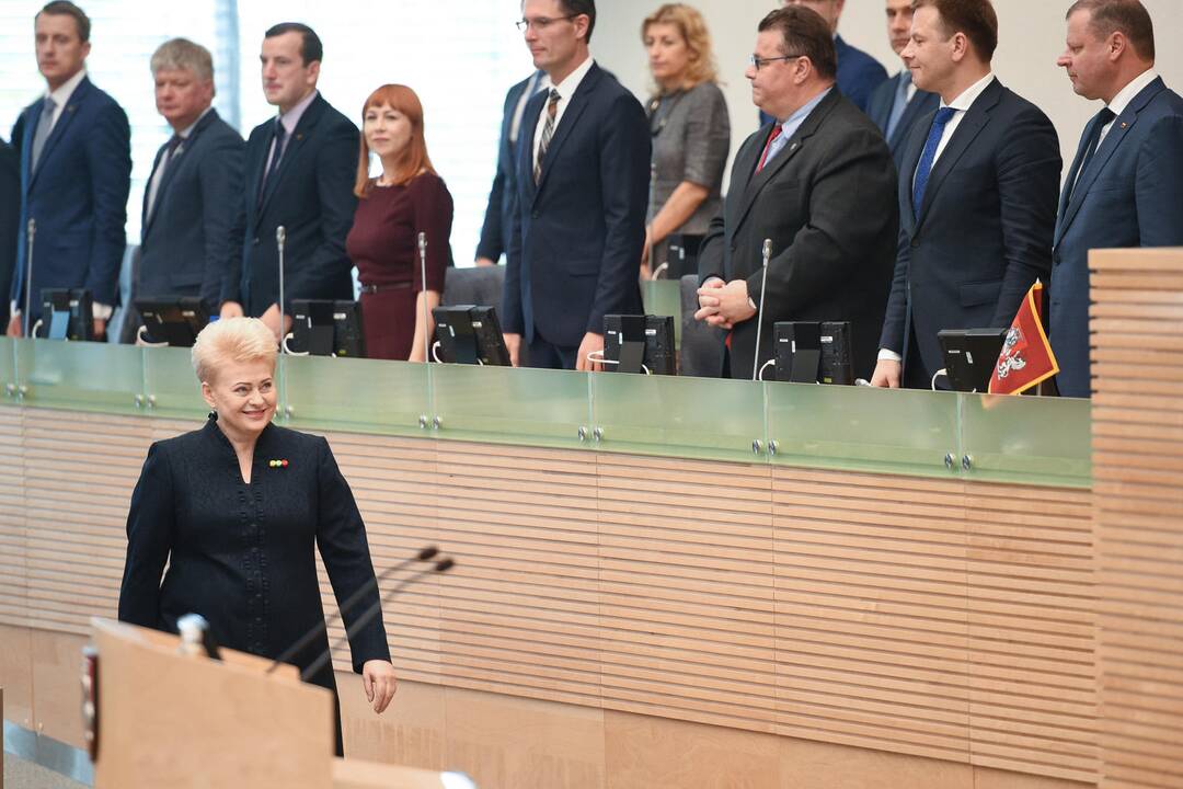 Devintasis D. Grybauskaitės metinis pranešimas Seime