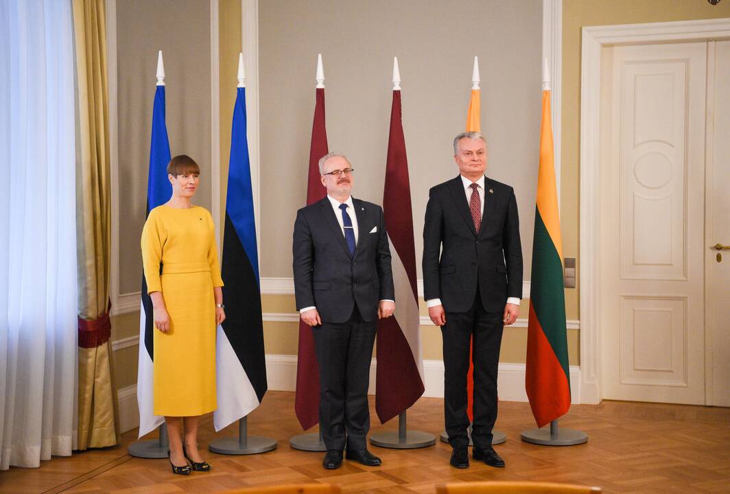 G. Nausėda susitiko su Latvijos ir Estijos vadovais