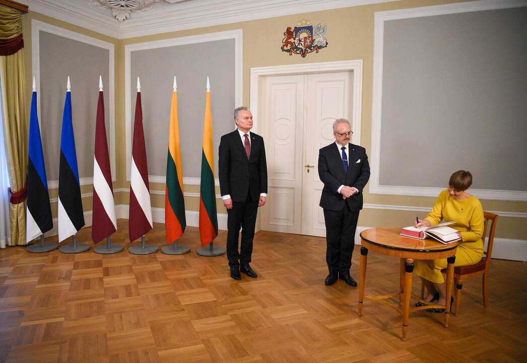 G. Nausėda susitiko su Latvijos ir Estijos vadovais