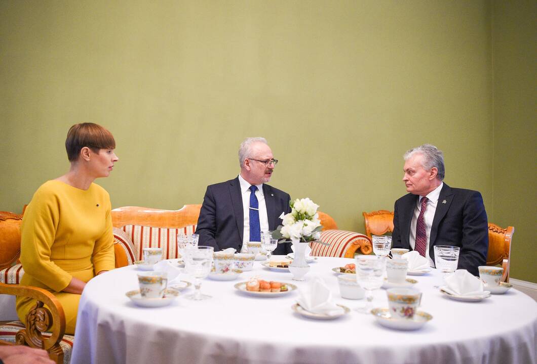 G. Nausėda susitiko su Latvijos ir Estijos vadovais