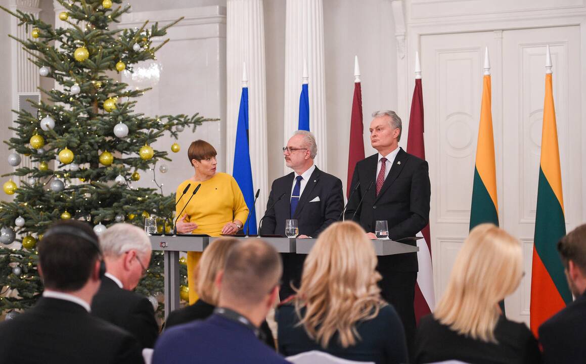 G. Nausėda susitiko su Latvijos ir Estijos vadovais