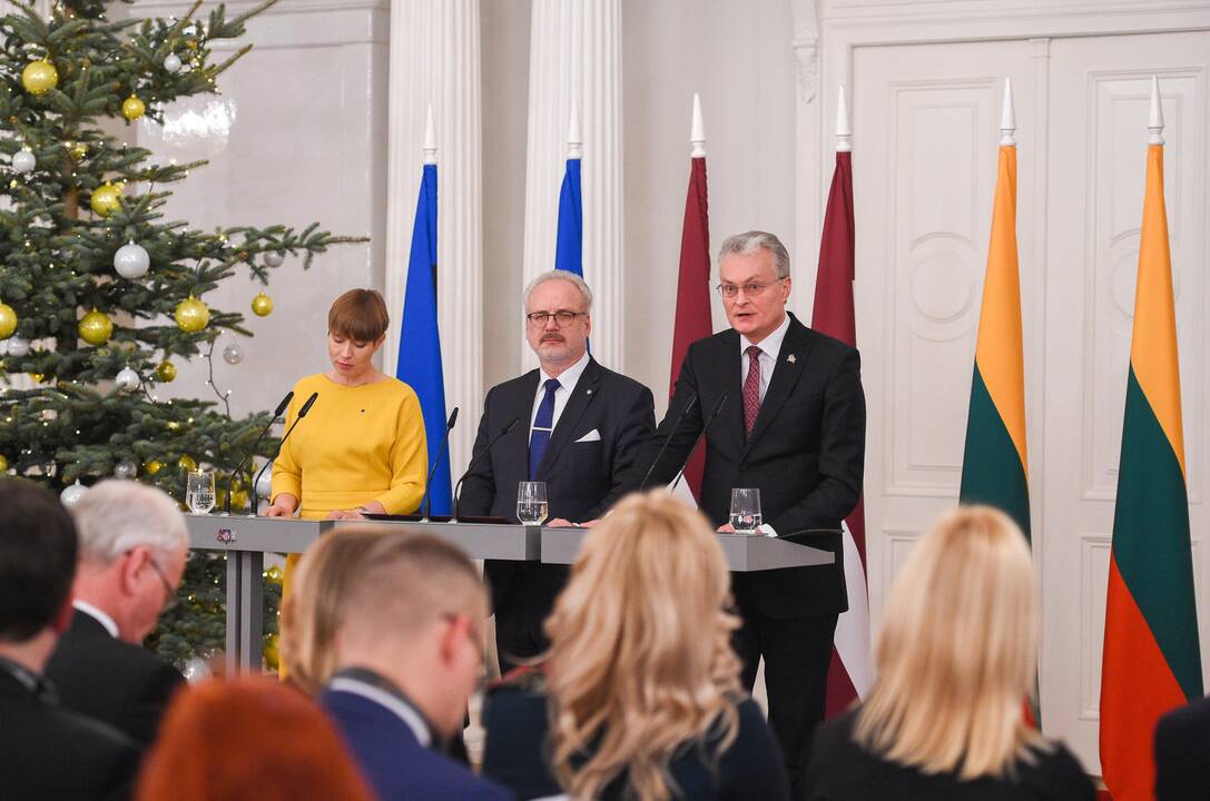 G. Nausėda susitiko su Latvijos ir Estijos vadovais