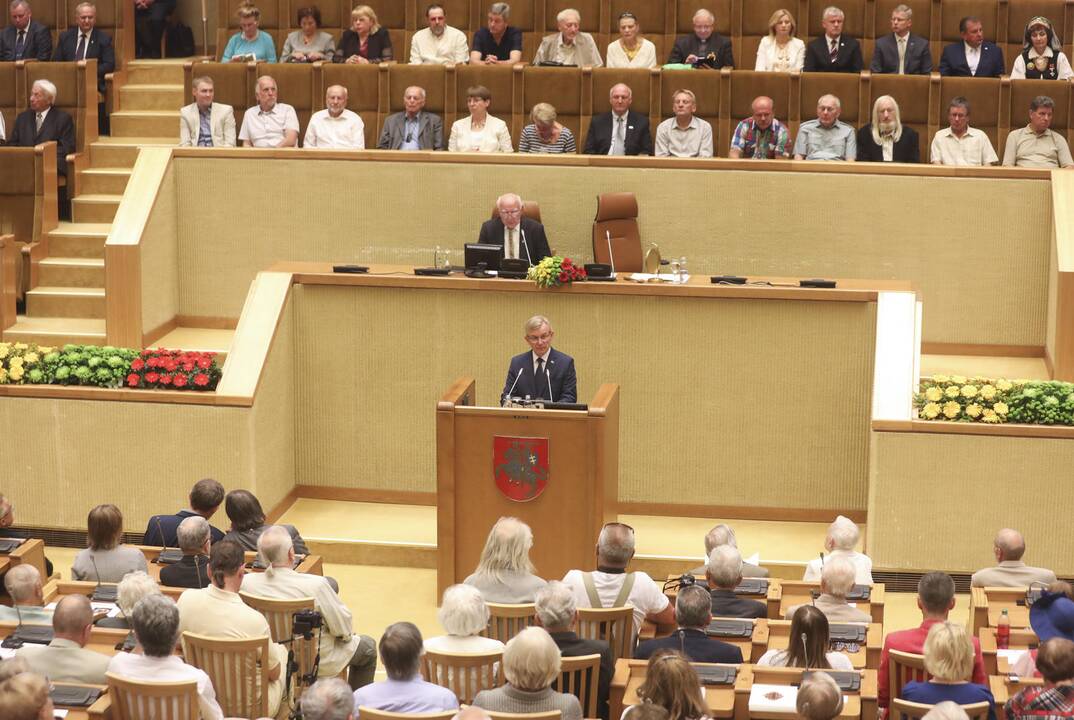 Seimas paminėjo Sąjūdžio trisdešimtmetį