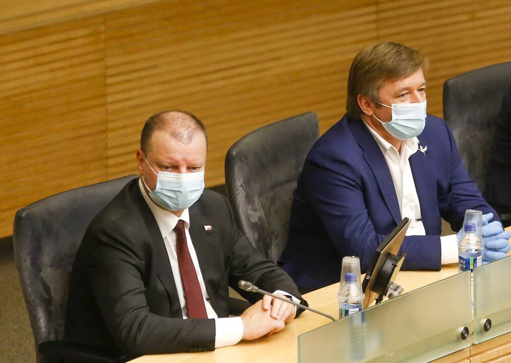 Saulius Skvernelis ir Ramūnas Karbauskis