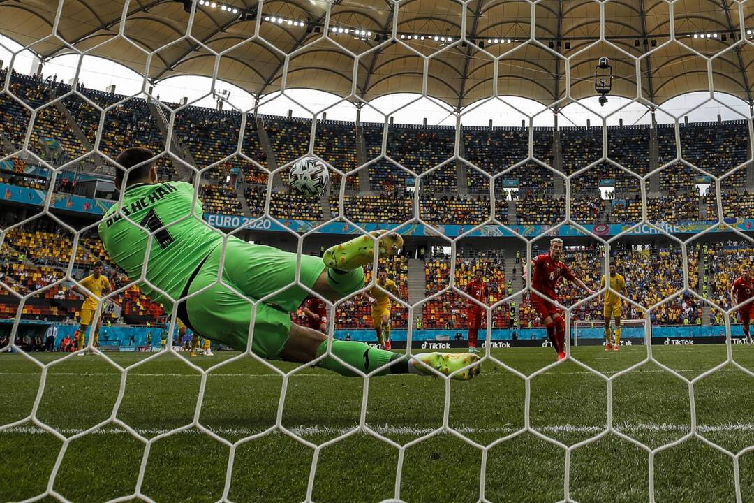 Europos futbolo čempionatas: Ukraina–Šiaurės Makedonija 2:1