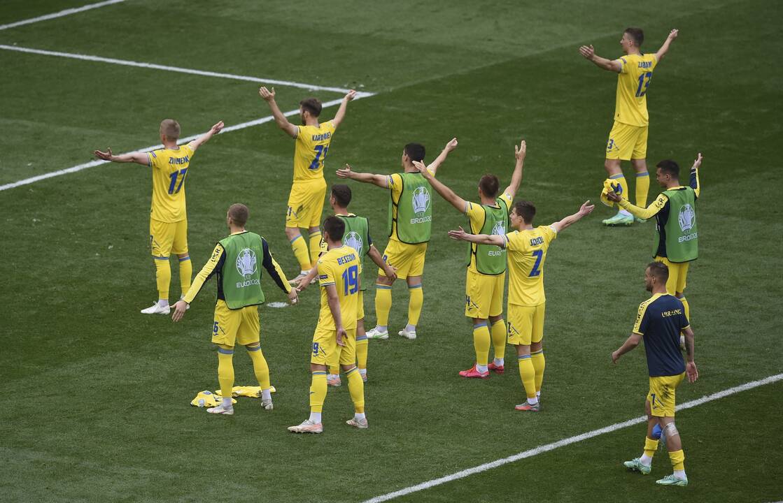 Europos futbolo čempionatas: Ukraina–Šiaurės Makedonija 2:1