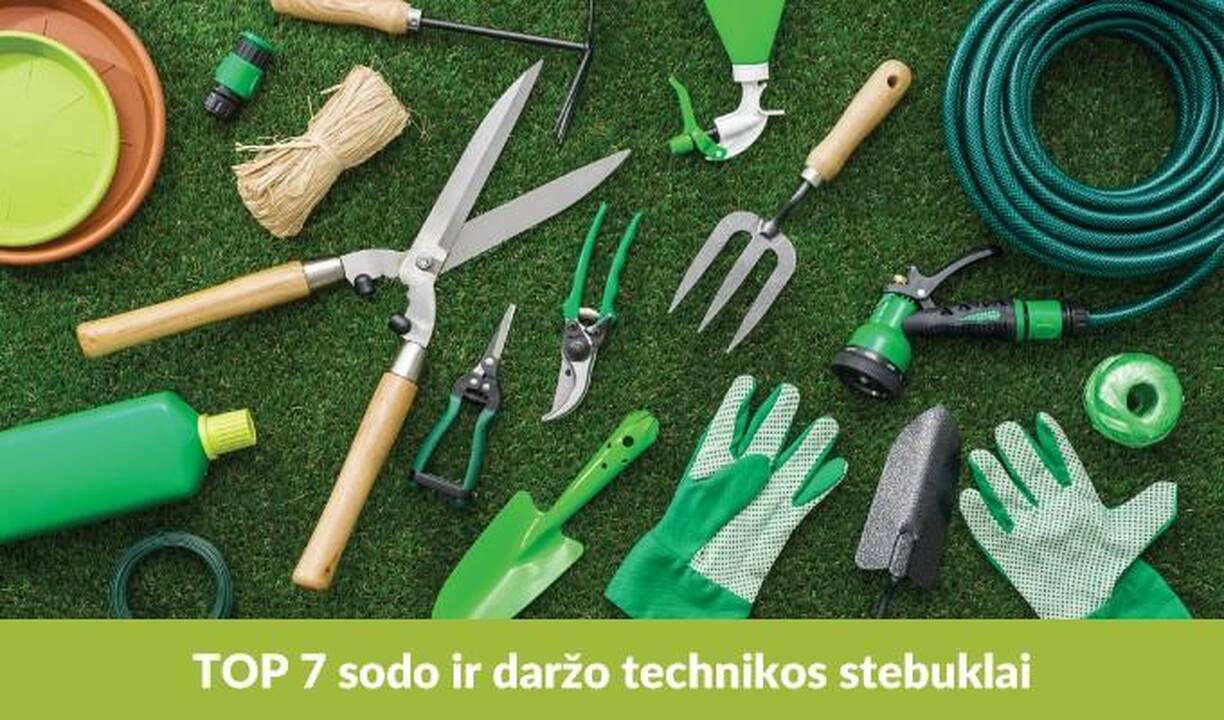 Septyni įrenginiai, kurie padės greičiau atlikti sodo ir daržo darbus
