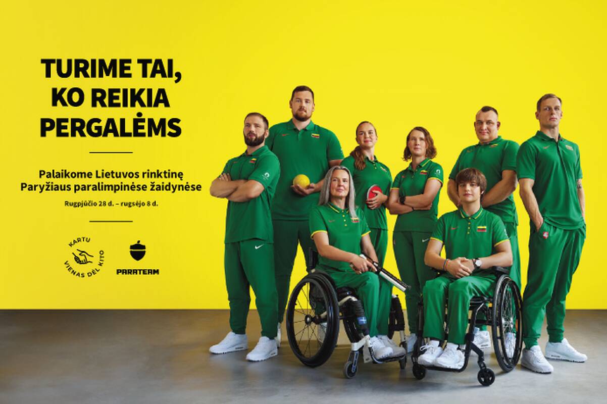 
<span>„Camelia“ startavo su nauja socialine kampanija: kviečia palaikyti paralimpiečius Paryžiuje</span>
