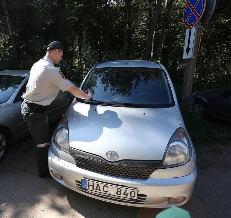 Policijos reidas prie Lampėdžio ežero