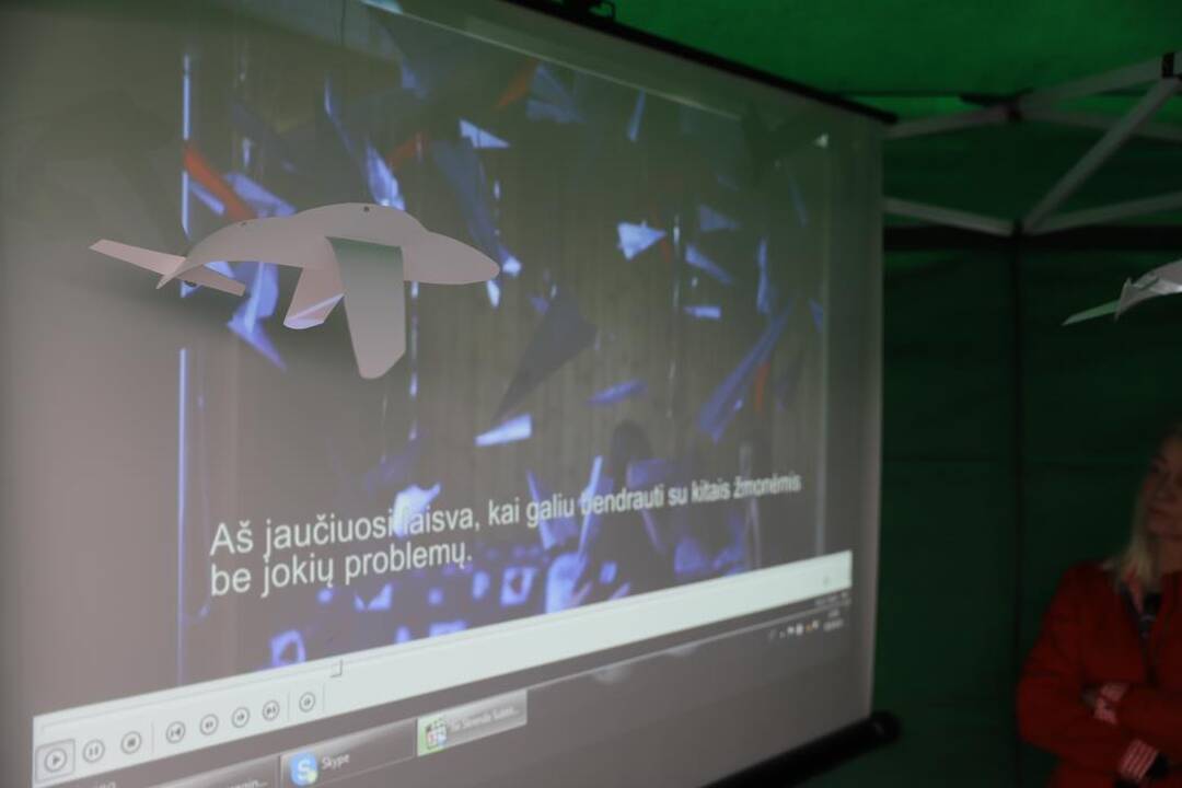 Tarptautinis projektas „Jie skrenda“ 