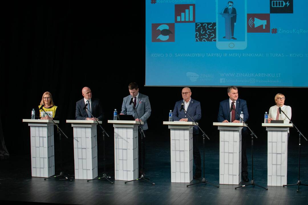 Kandidatų į Kauno merus debatai