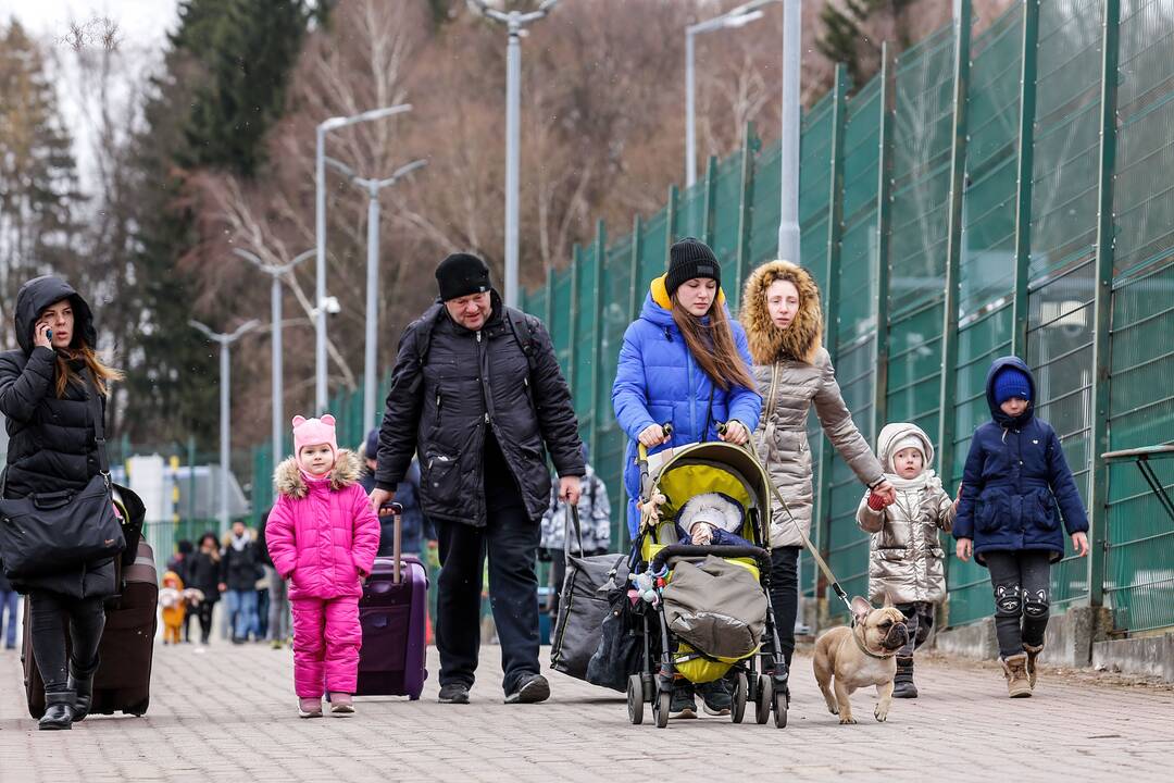 JT: pabėgėlių iš Ukrainos skaičius artėja prie 5,2 milijono
