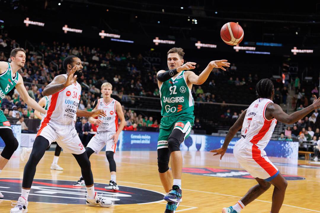 LKL: Kauno „Žalgiris“ – Utenos „Uniclub Casino – Juventus“ 109:76