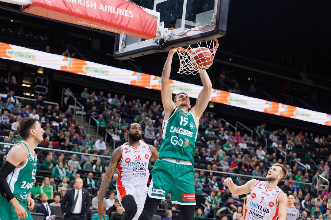 LKL: Kauno „Žalgiris“ – Utenos „Uniclub Casino – Juventus“ 109:76