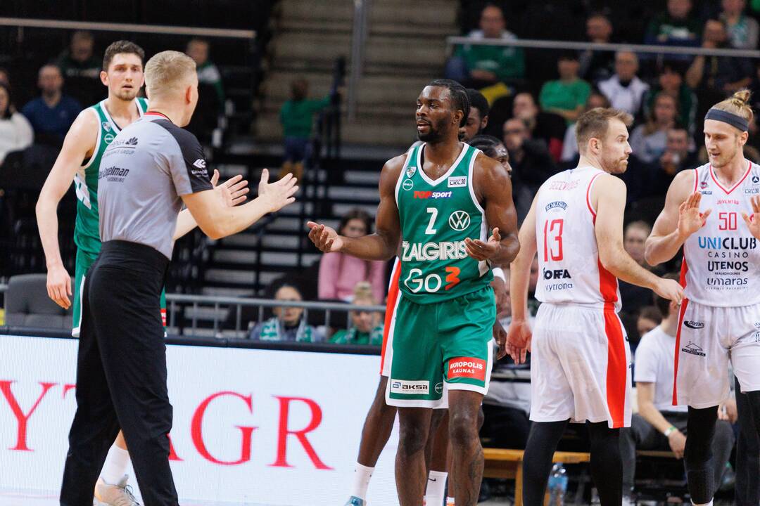 LKL: Kauno „Žalgiris“ – Utenos „Uniclub Casino – Juventus“ 109:76