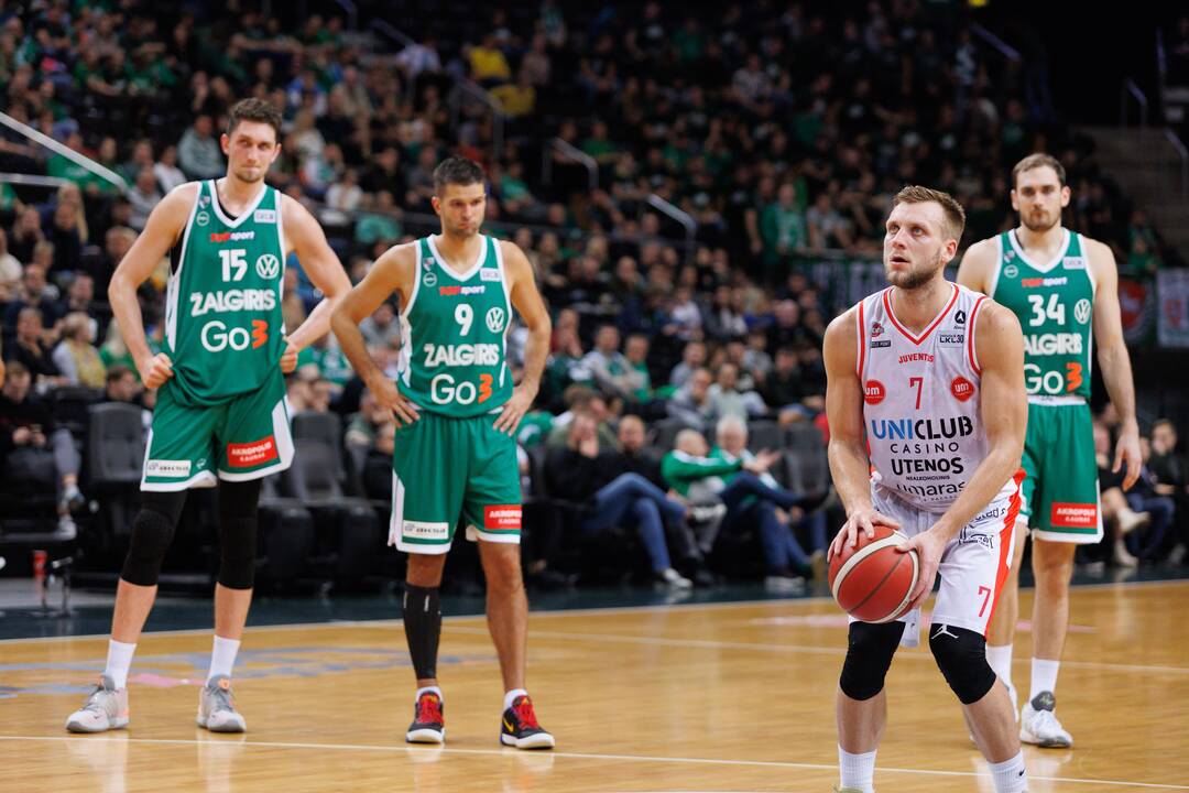 LKL: Kauno „Žalgiris“ – Utenos „Uniclub Casino – Juventus“ 109:76