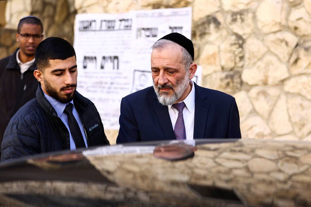 „Shas“ partijos lyderis Aryehas Deri