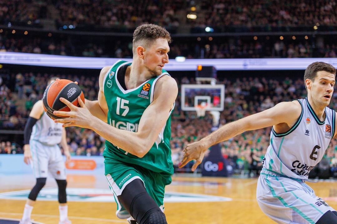 Eurolyga: Kauno „Žalgiris“ – Valensijos „Basket“ 95:74