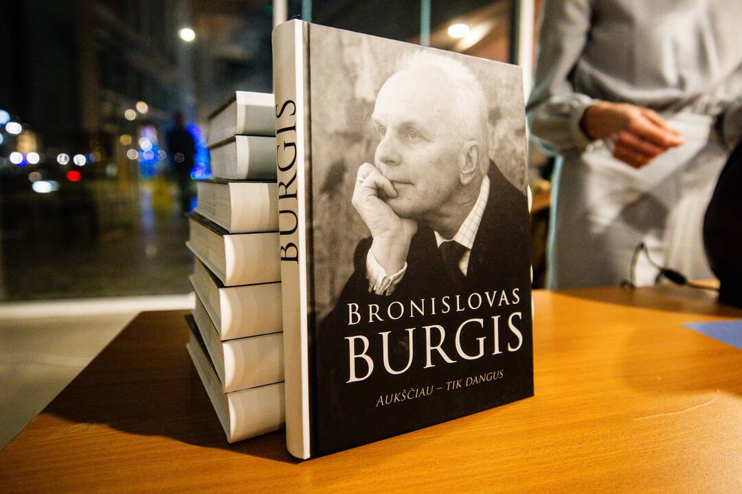 Knygos „Bronislovas Burgis. Aukščiau – tik dangus“ pristatymas