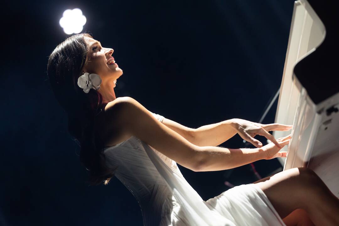 Ievos Dūdaitės pasirodymas „Grand Piano Show“