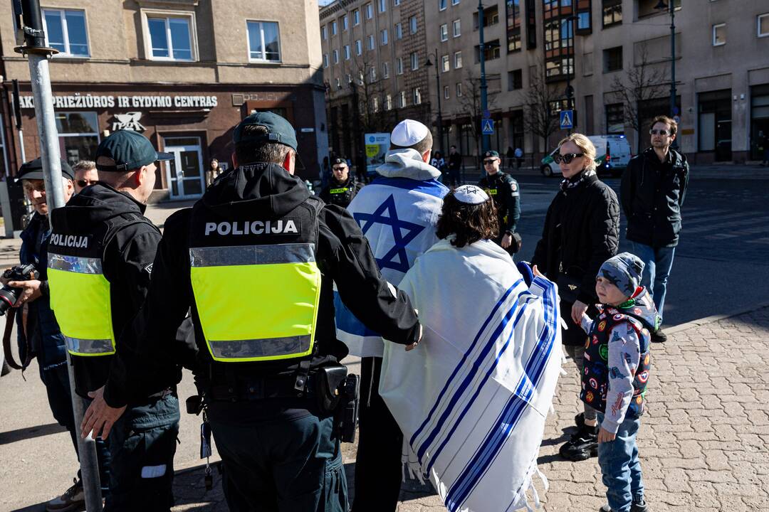 Protesto eisena „Už laisvą Palestiną“