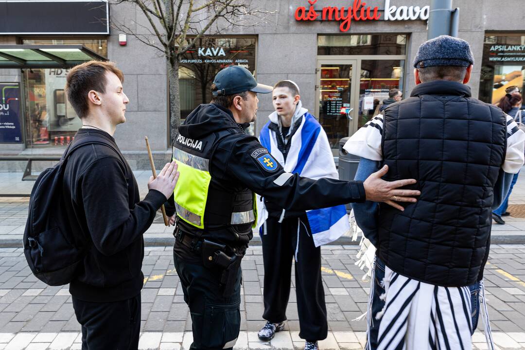 Protesto eisena „Už laisvą Palestiną“