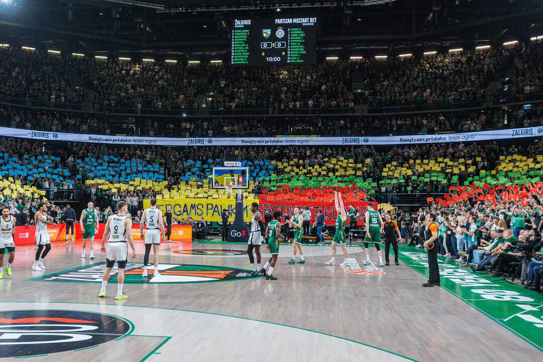Eurolyga: Kauno „Žalgiris“ – Belgrado „Partizan“ 70:66