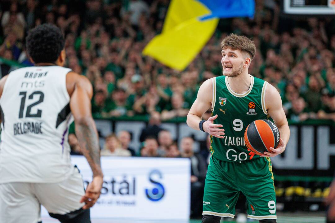 Eurolyga: Kauno „Žalgiris“ – Belgrado „Partizan“ 70:66