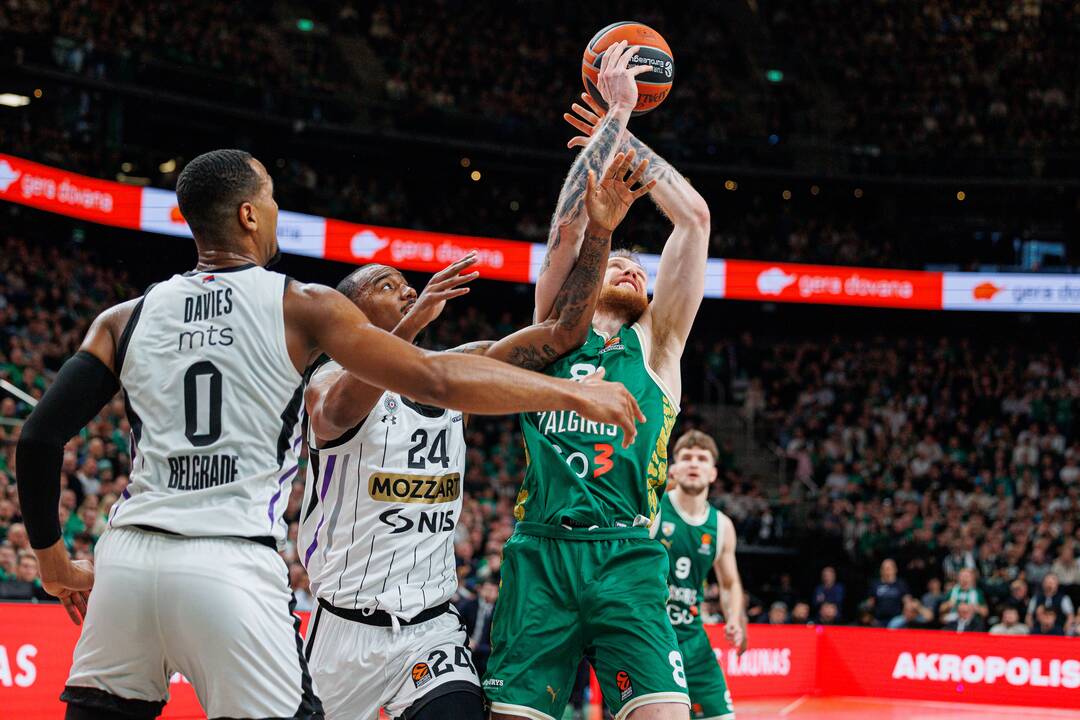 Eurolyga: Kauno „Žalgiris“ – Belgrado „Partizan“ 70:66