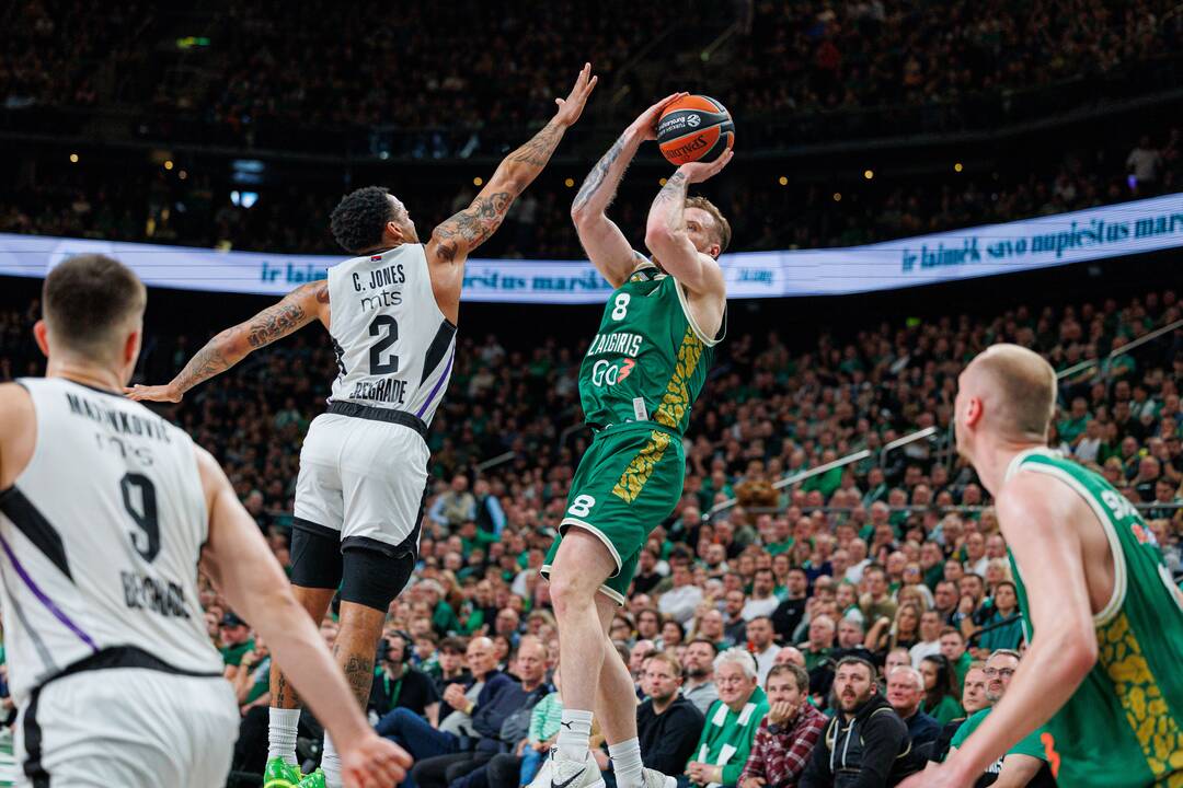 Eurolyga: Kauno „Žalgiris“ – Belgrado „Partizan“ 70:66