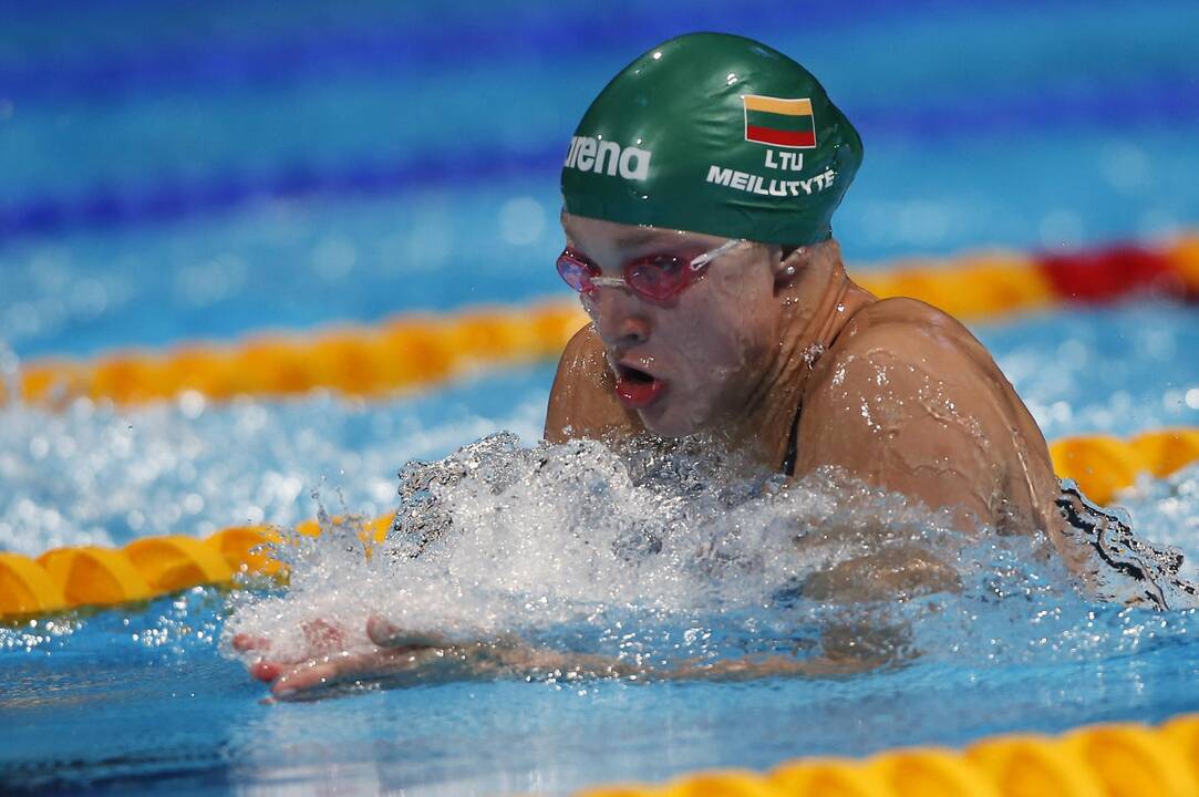 R. Meilutytė pateko į pasaulio jaunimo čempionato finalą 50 m laisvu stiliumi rungtyje