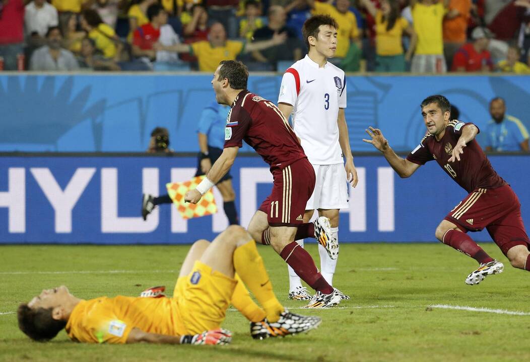 Pasaulio futbolo čempionatas: Rusija - Pietų Korėja