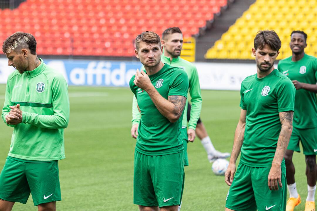 Vilniaus „Žalgirio“ treniruotė prieš rungtynes su „Galatasaray“