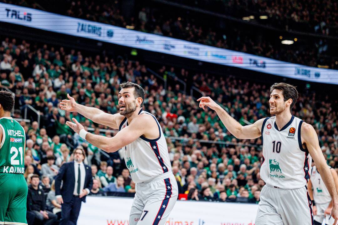 Eurolyga: Kauno „Žalgiris“ – Milano „Emporio Armani“ 87:89