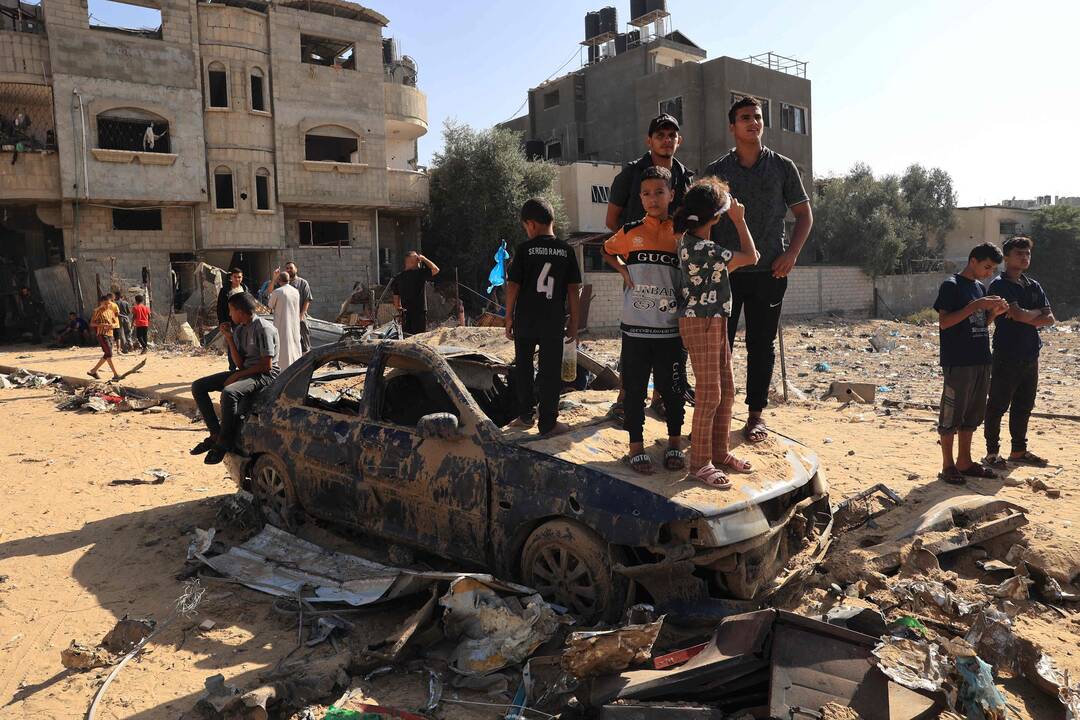 Izraelio ir JAV žvalgybos vadovai Katare derasi dėl humanitarinės pauzės Gazos Ruože