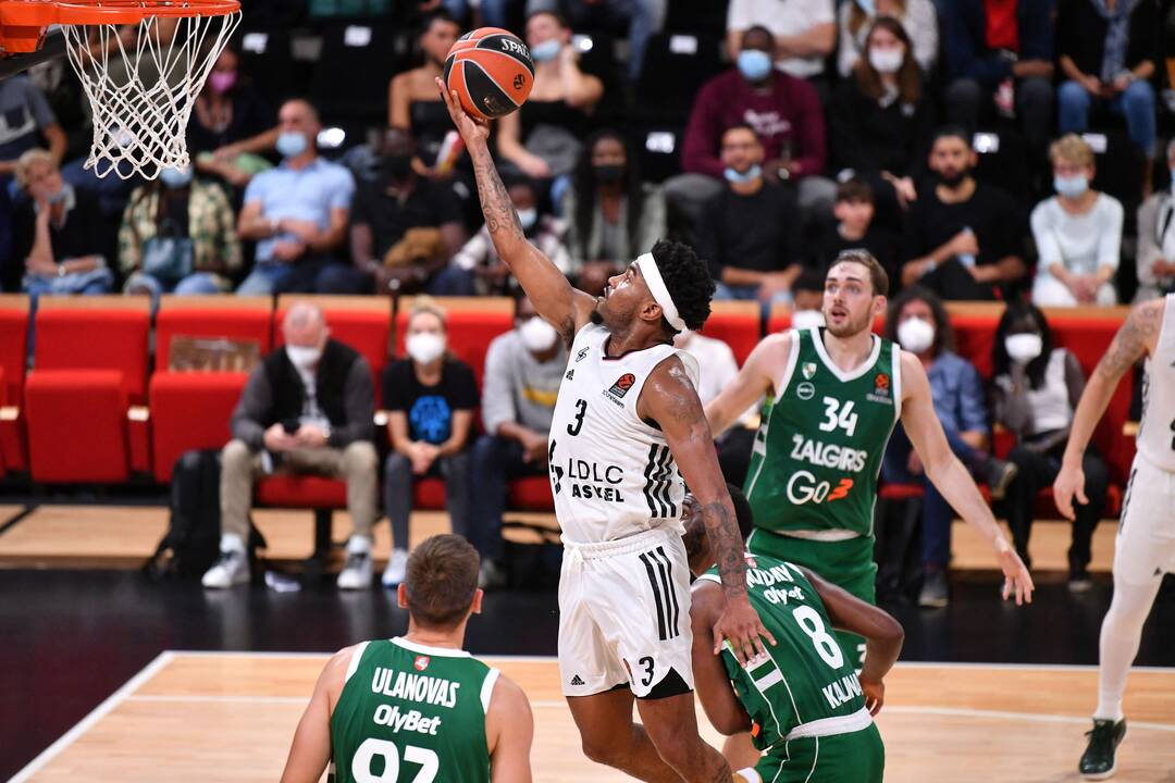 Eurolyga: ASVEL – „Žalgiris“ 88:76