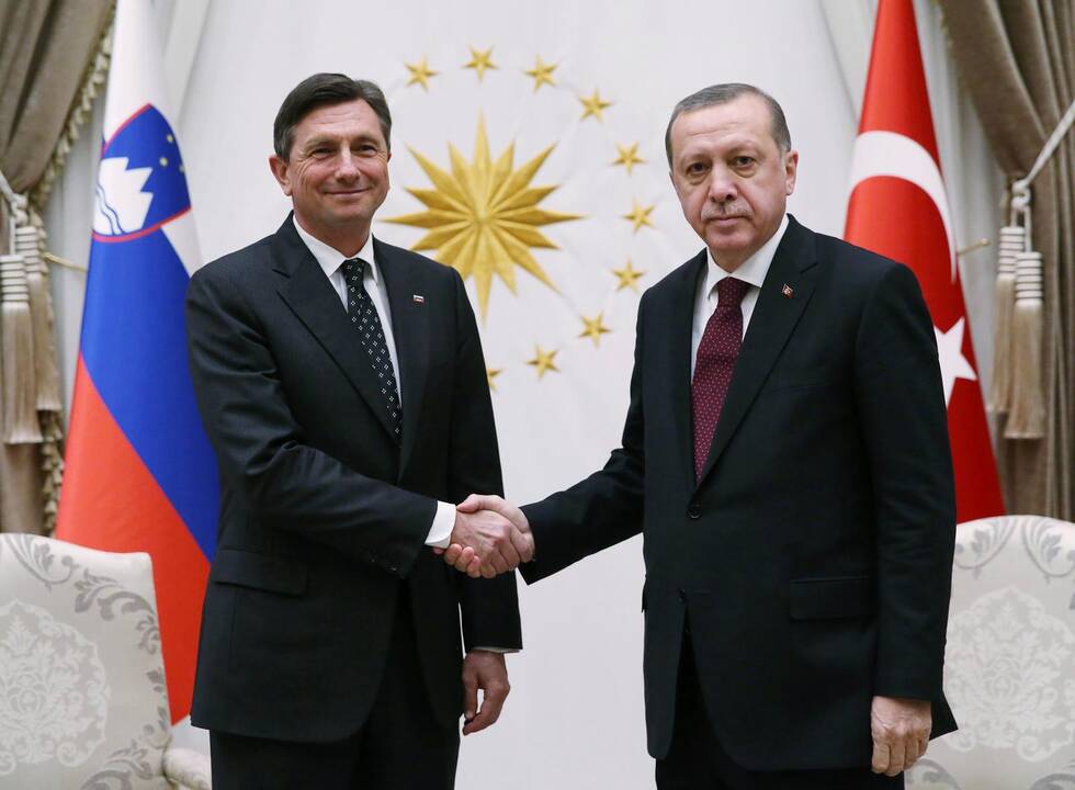 Recepas Tayyipas Erdoganas ir Borutas Pahoras