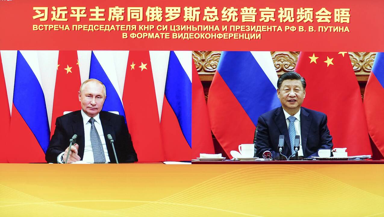 Vladimiras Putinas ir Xi Jinpingas