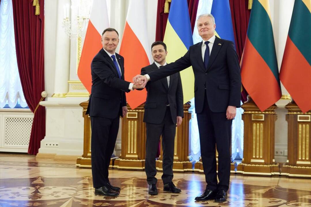 Andrzejus Duda, Volodymyras Zelenskis ir Gitanas Nausėda